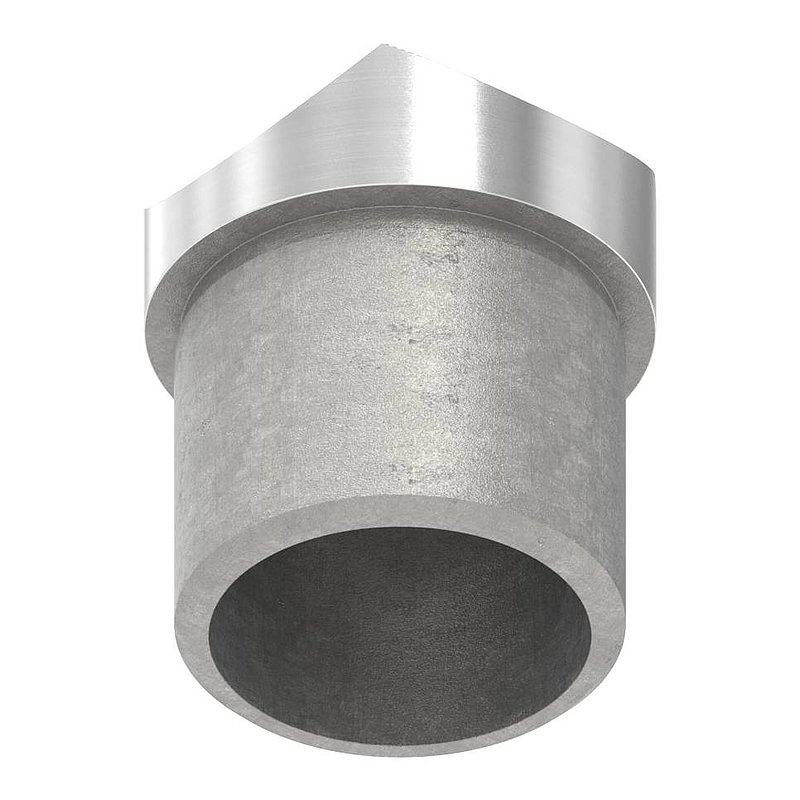 Rohrsattel, Anschluss oben: Rohr 33,7mm, V2A