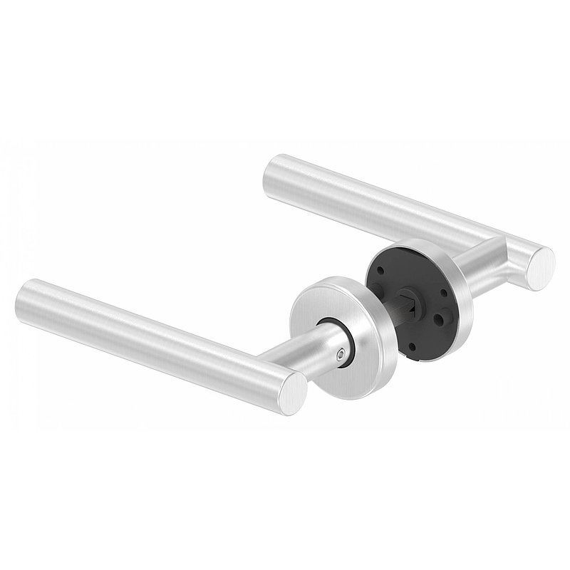 Paire de poignée de porte, pivotante, V2A