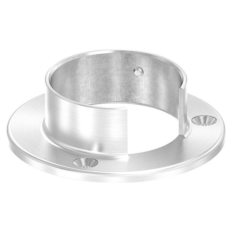 Wall mounting for grooved tube 60.3x1.5mm, AISI316