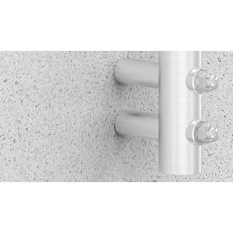 Wandhalter beide Seiten flach, Länge 50mm, V2A