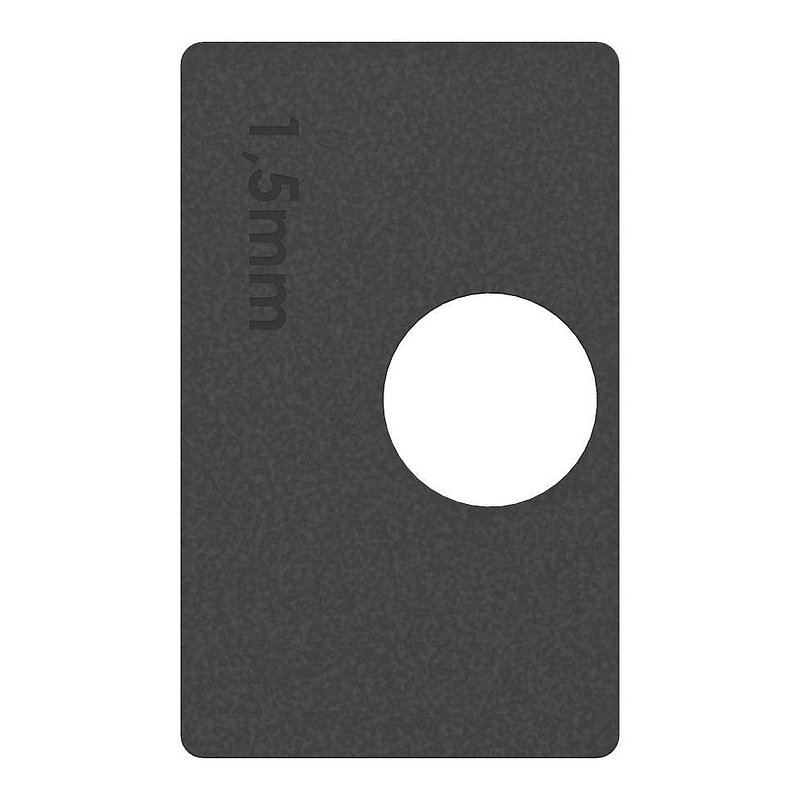 Rubber for Mod. 45, sheet metal 1.5mm
