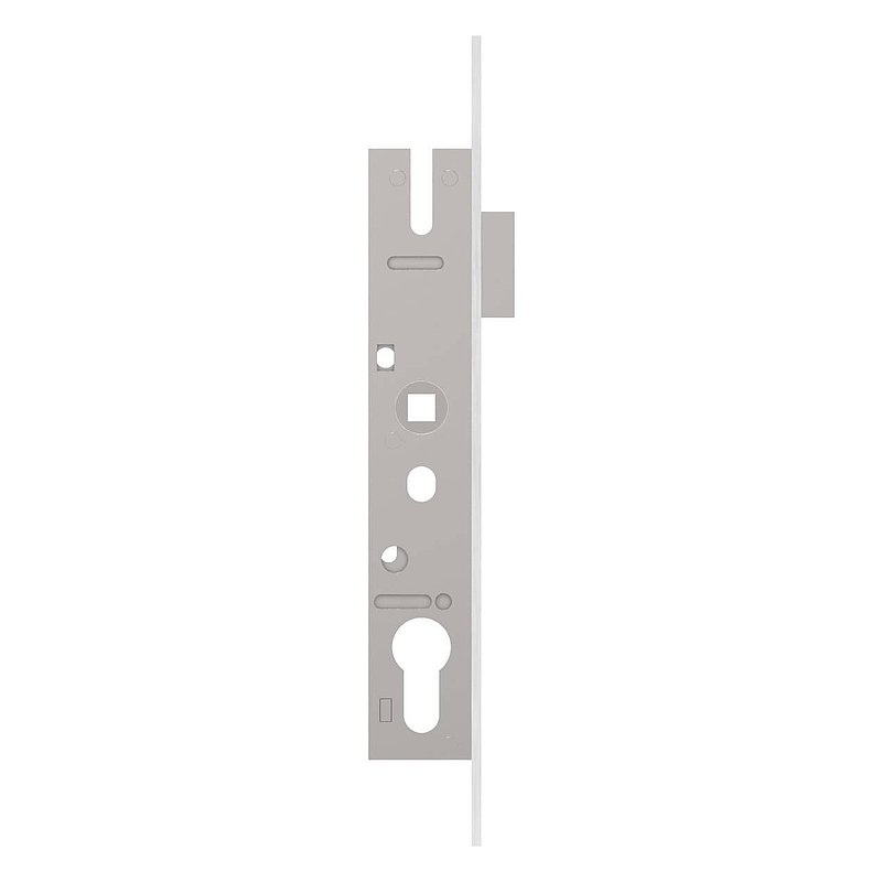 Galvanised tubular frame lock, spacing 72 mm galvanised, backset 18 mm