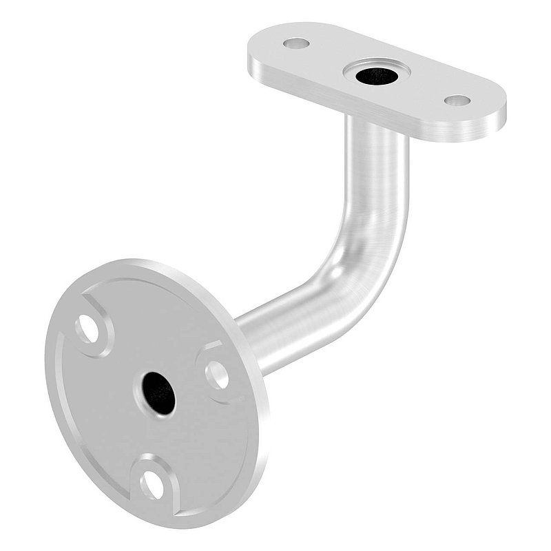 Handrail holder with cable gland for LED handrails, AISI304
