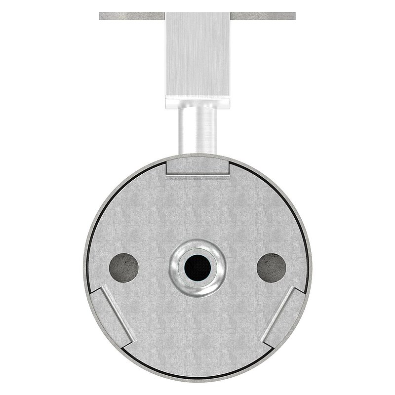 Support de main courante pour main courante LED (rond et étrier soudés), V2A
