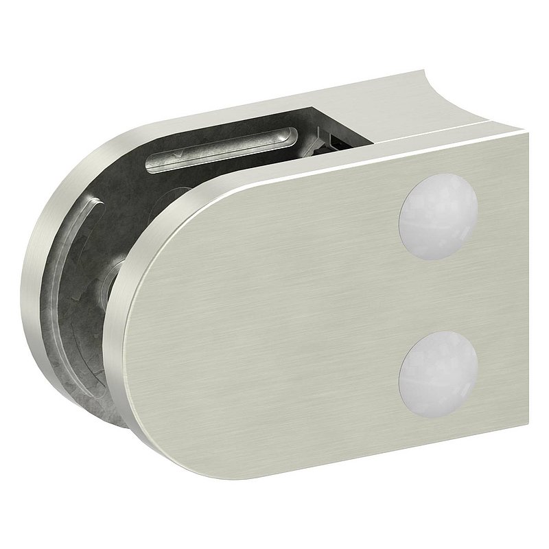 Glasklemme Mod. 38, Anschluss: 60,3mm, VA-Effekt