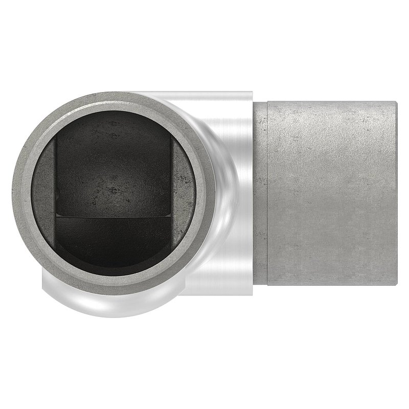 Joint piece left, for tube 42.4x2.0mm, AISI304