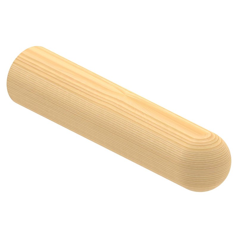 Holzhandlauf Lerche Ø 42mm, Länge 200mm, lackiert