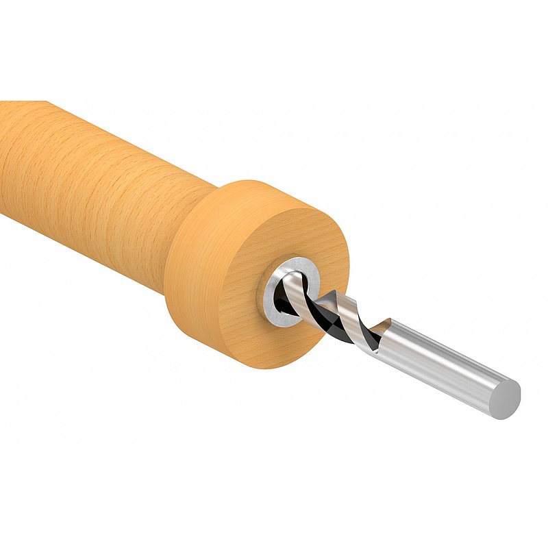 Gabarit de perçage pour main courante en bois Ø 42,4mm pour chevilles Ø 15 mm