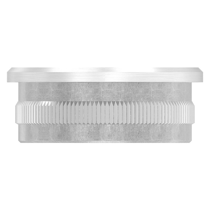 Rohrabschlussstopfen für Rohr 42,4x2,0mm, V2A