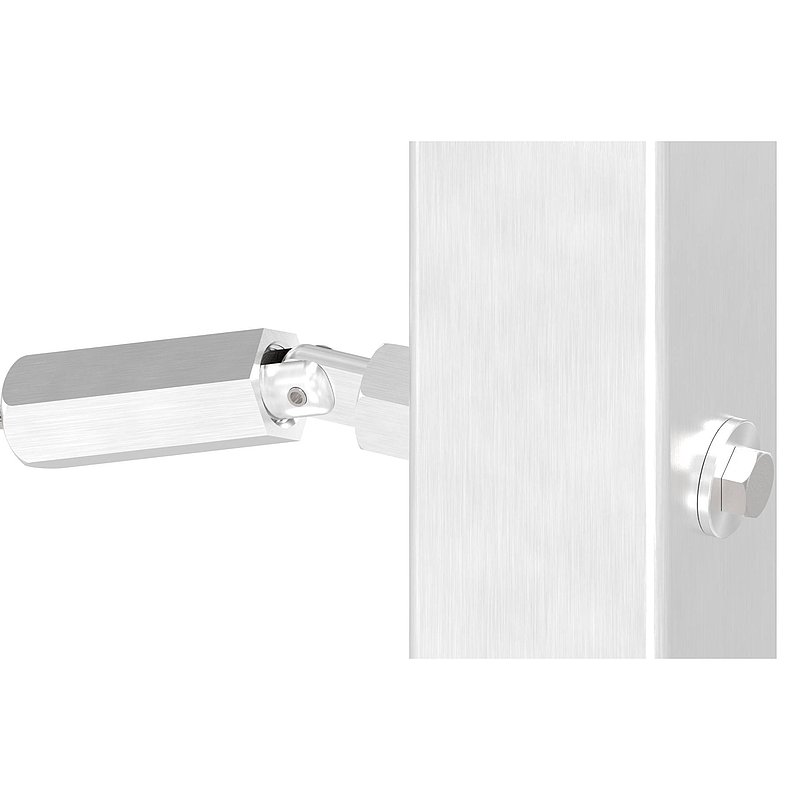 Gewindeterminal zur Selbstmontage, Seil 6mm, V2A