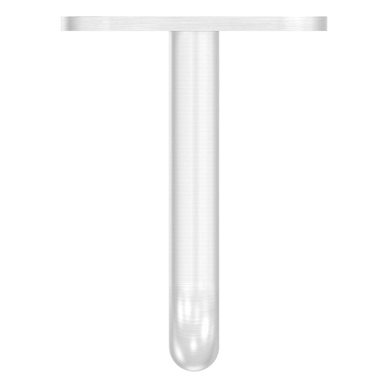 Bügel Ø 12mm mit gerader Handlaufanschlussplatte, V2A