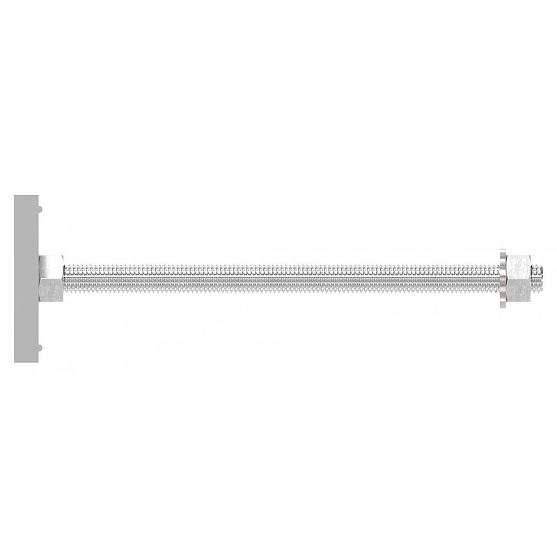 Montage-Platte für Montage-System FLEX:MOUNT PRO, für Dämmblock 160mm, L=214mm