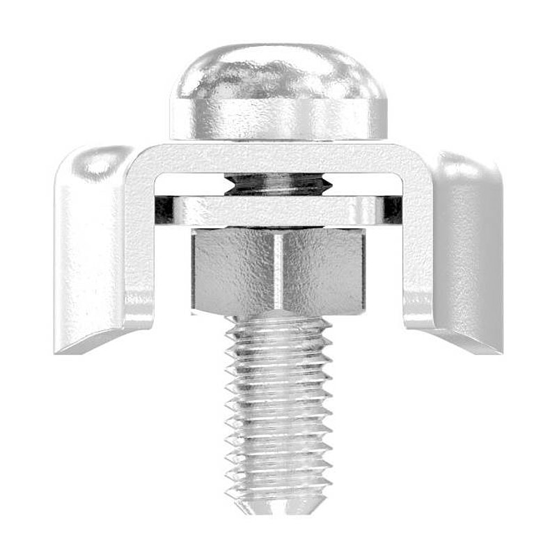 Serre-câble plat double pour câble 5mm, V4A