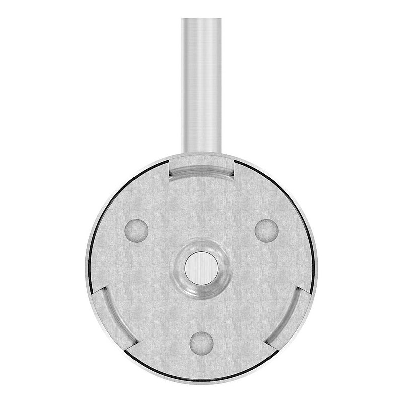 Handlaufhalter inkl. Cliprosette (Ronde und Bügel verschweißt), V2A