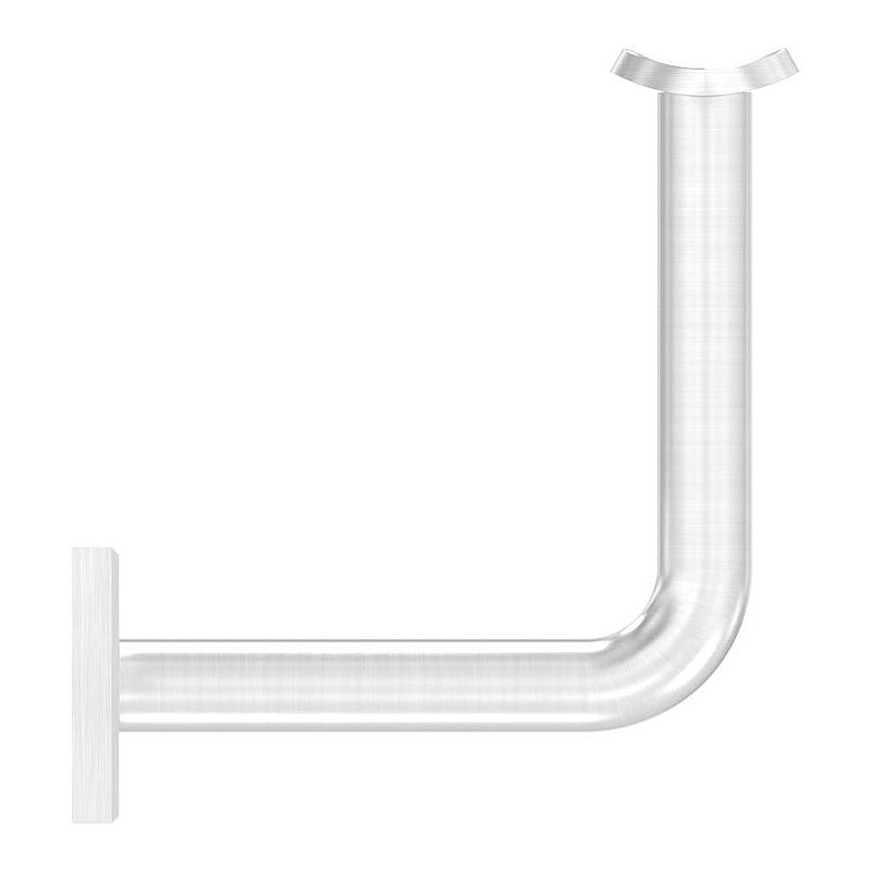 Handlaufhalter mit Handlaufanschlussplatte 42,4mm (Ronde und Bügel verschweißt), V2A