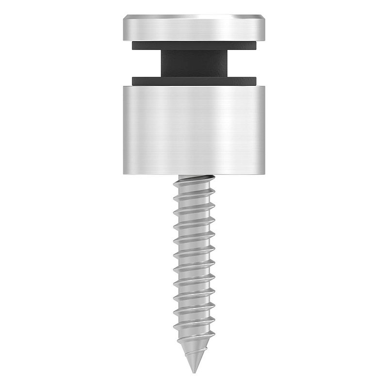 Point de fixation 16mm, jonction: droite, V2A