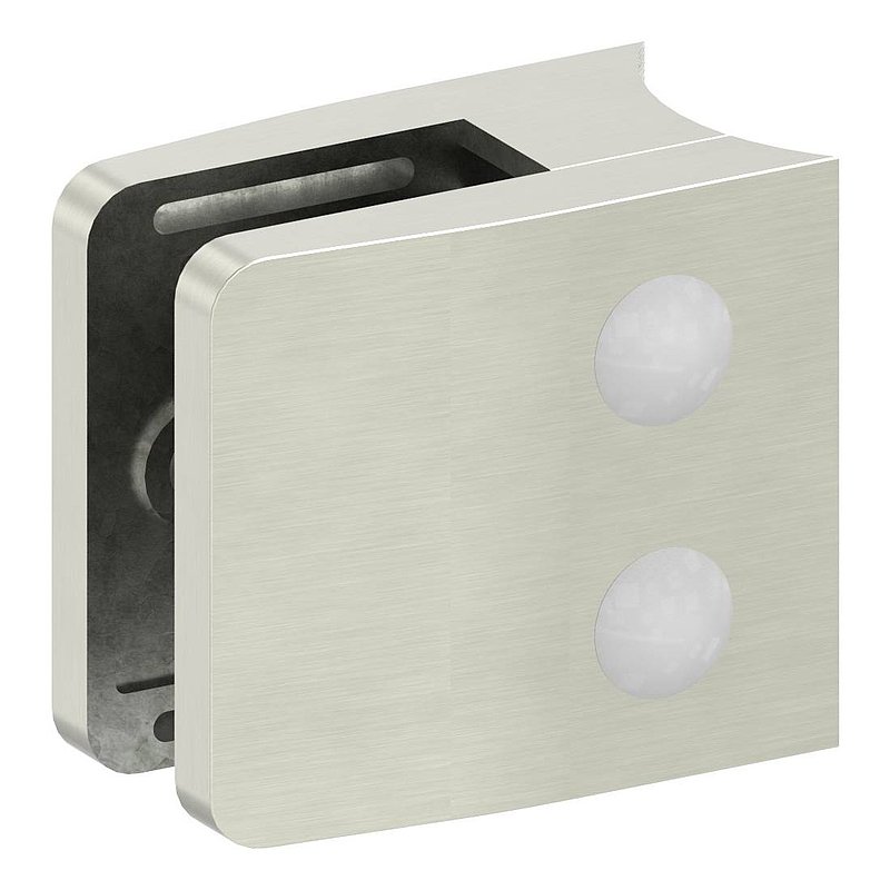 Pince à verre modèle 34, jonction: 48,3mm, aspect inox