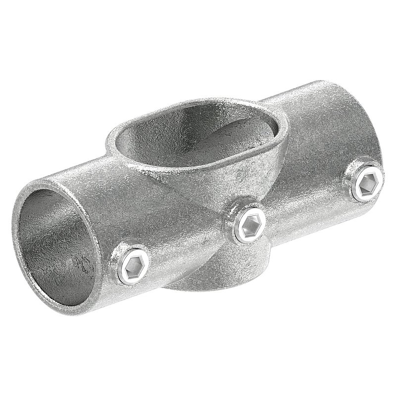 Kreuzstück, schräg, variabel, für Rohr Ø 48,3mm