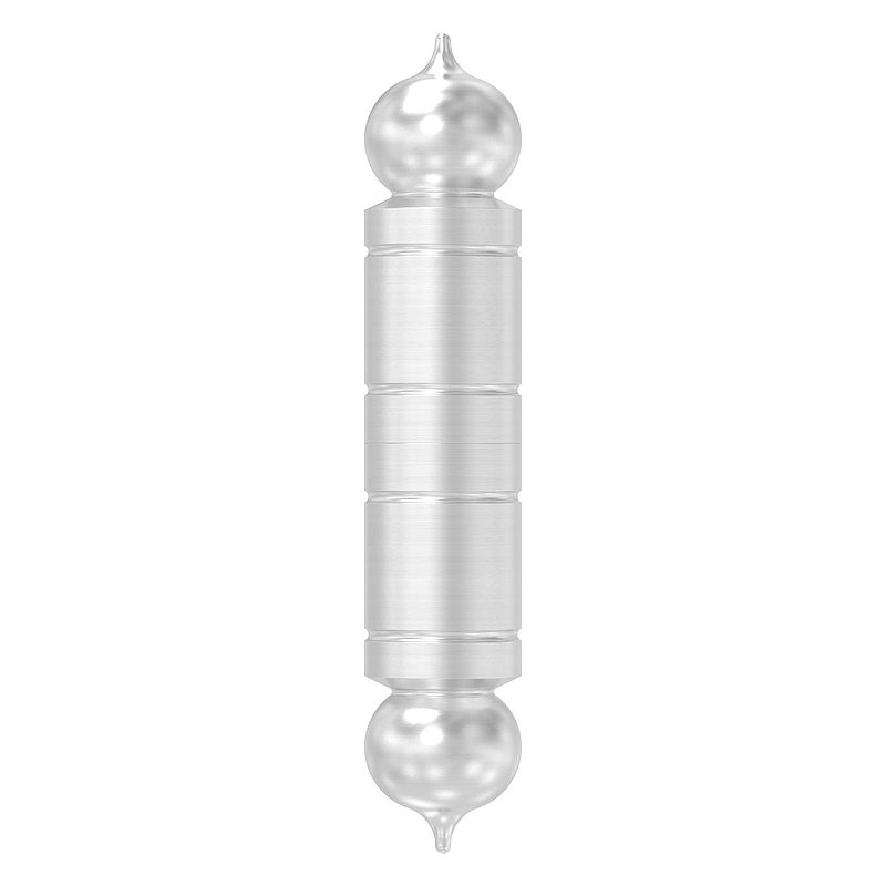 Anschweißband mit festem Stift glatt, 20mm, V2A