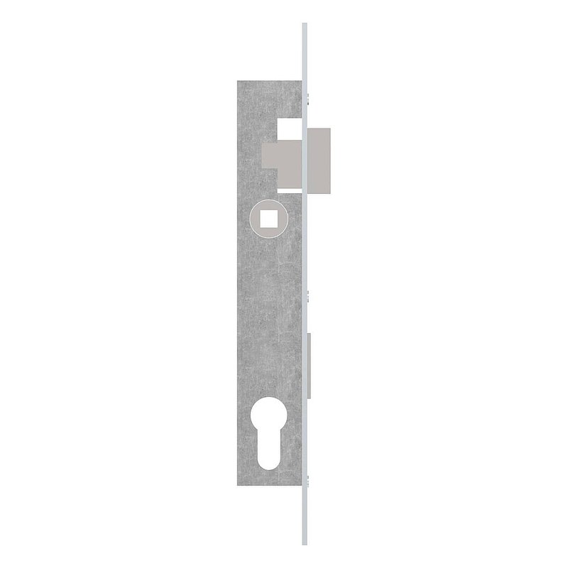 Rohrrahmenschloss verzinkt, Abstand 92 mm verzinkt, Dornmaß 18mm