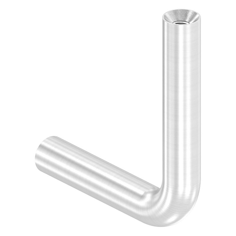 Bracket Ø 12mm, 90° bent, AISI304