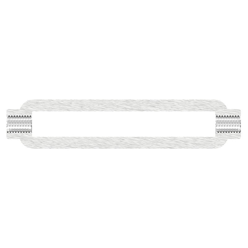 Spannschloss mit Gewinde M8, V4A