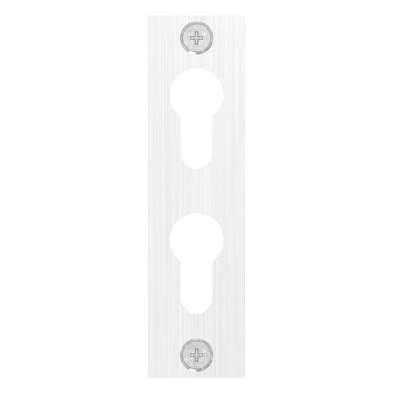 Cylinder rosette for two cylinder, 32 x 120 x 6mm, AISI304