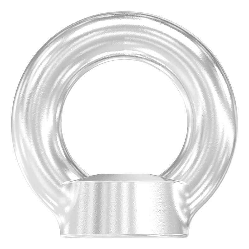 Ring nut with 6mm internal thread, AISI316
