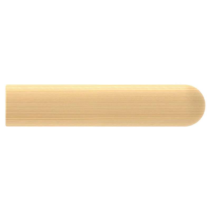 main courante en bois alouette Ø 42mm, longueur 200mm, laquée