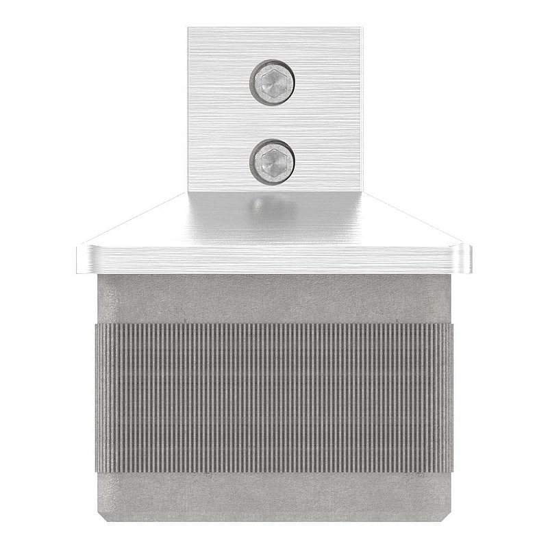 Bouchon pour 40 x 40 x 2,0mm avec perçage 12,2mm, V2A