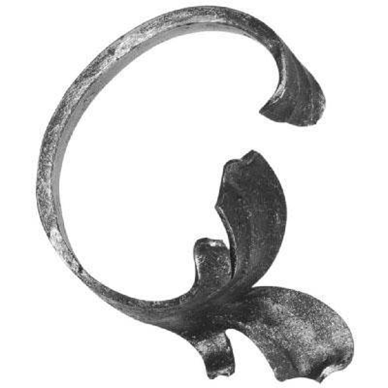Leichtbarock-Ansatz 12x5mm, 115x80mm, RE