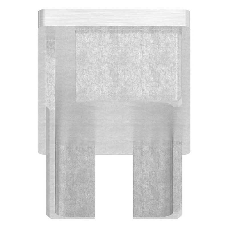 Push-in cap, for tube 80x40x2.0mm, AISI316