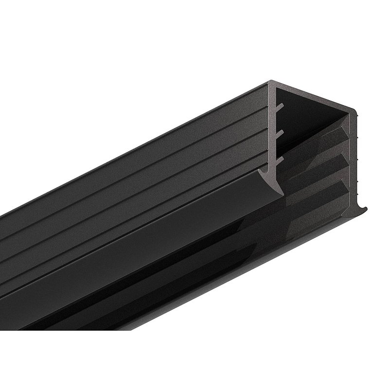 Wedge seal for glass 24.76 - 25.52mm, for groove 34x34mm, 6m