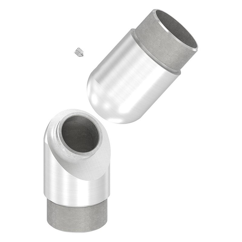 Joint piece, for tube 42.4x2.0mm, AISI304