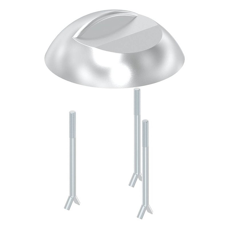 Auflaufschuh aus Aluminium, zum Einbetonieren