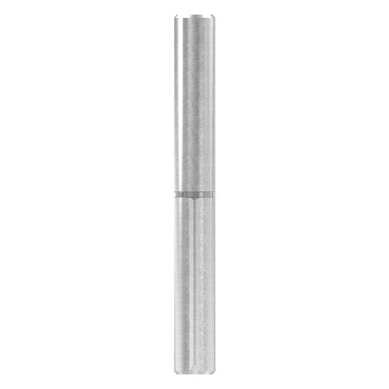 Anschweißband, L: 140mm, mit festem Stift, V2A