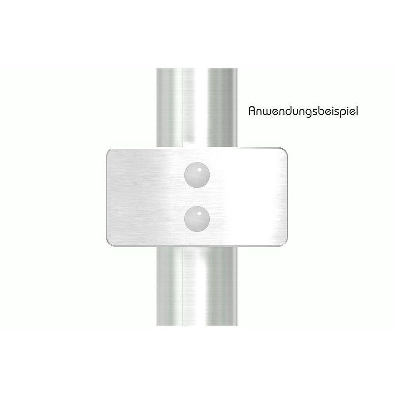 Sichtschutz Mittelglasklemme Mod. 26, V4A