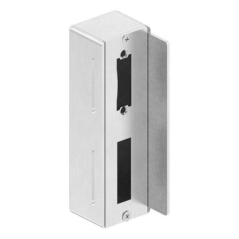 Edelstahlgegenkasten eckig, für Abstand 72mm, 50mm, V2A