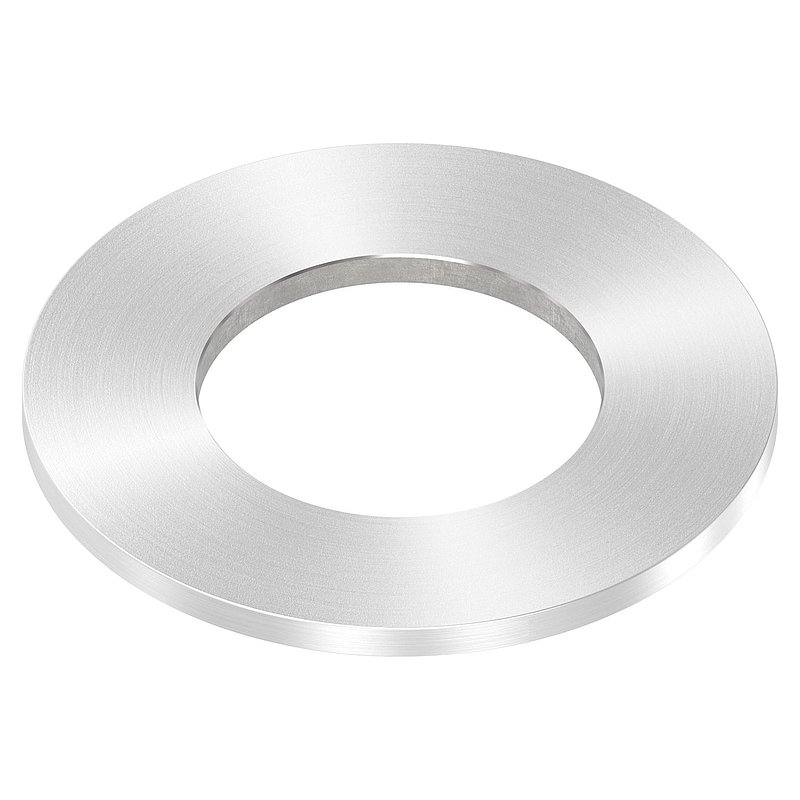 Ankerplatte Ø 80x4mm, mit Rundschliff, V2A