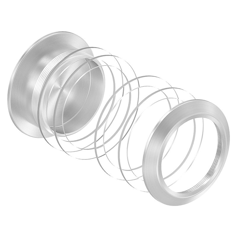 Griffmuschel für Glasschiebetür, V2A