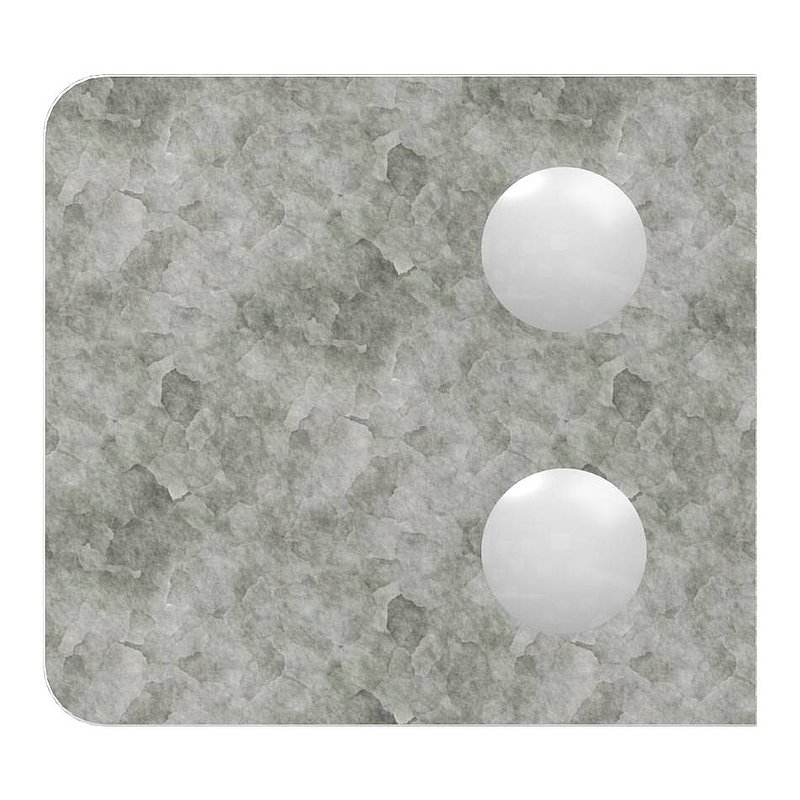 Pince à verre modèle 34, jonction: 60,3mm, zinc brut