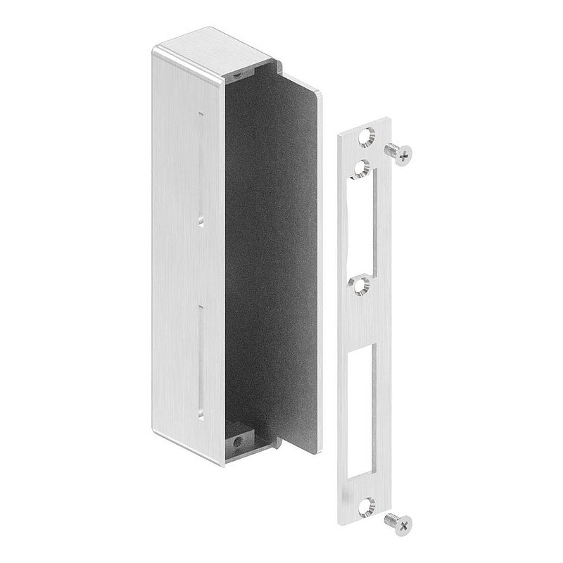 Edelstahlgegenkasten eckig, für Abstand 72mm, 30mm, V2A