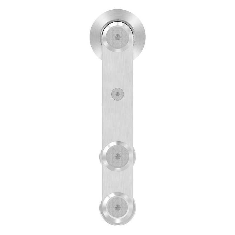 Einzelrollwagen für Glasschiebetüren, V2A