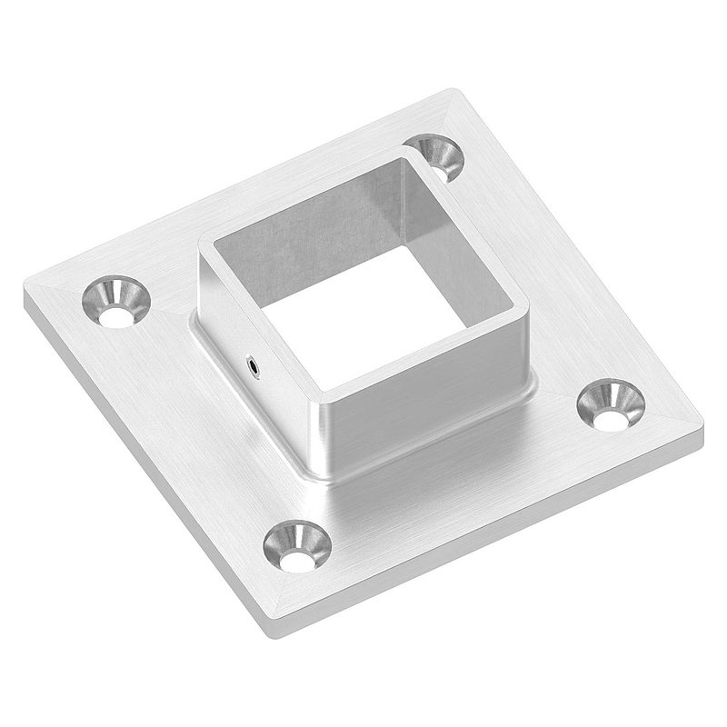 Wand- und Bodenanker, für Rohr 40x40mm, V2A