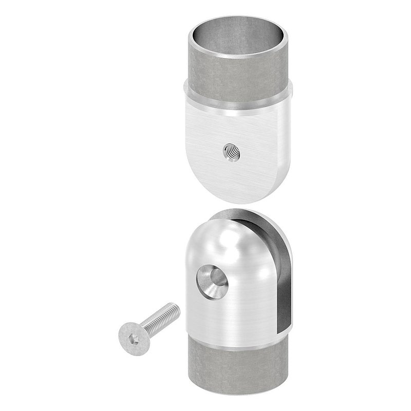 Joint piece, for tube 48.3x2.0mm, AISI304