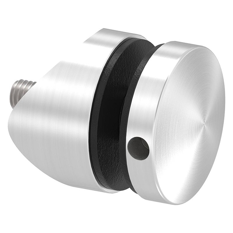 Glaspunkthalter 40mm, Anschluss: 42,4mm, V2A