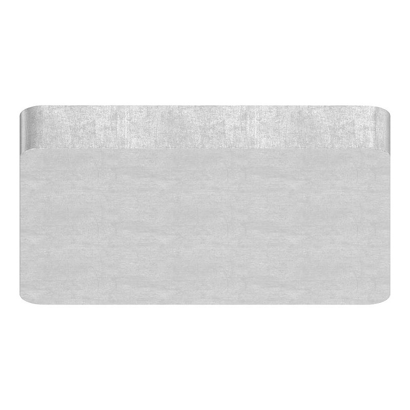 Flat cap for QR 30x30mm, raw steel