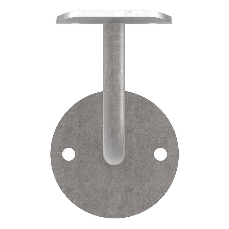 Handlaufträger mit Ronde flach, 70x4mm