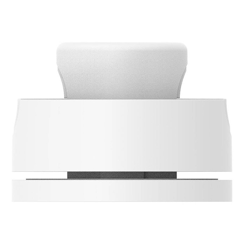 Brenk, Point de fixation pour verre Ø 50mm, plastique, blanc pur