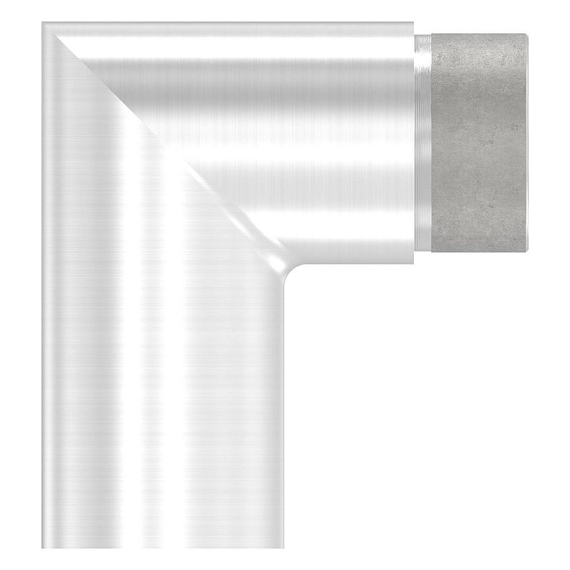 Endbogen 90°, für Rohr 42,4x2,0mm, V2A